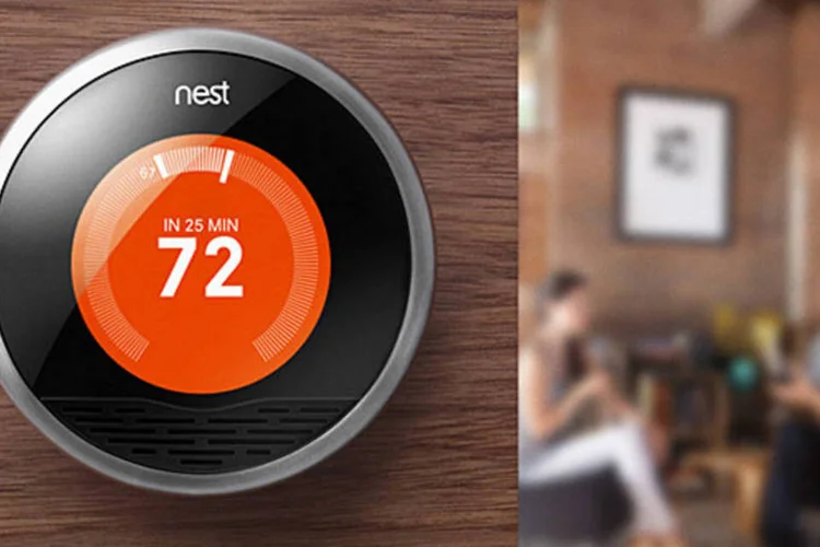 Termostato da Nest conseguem ajustar a temperatura dos ambientes baseado nos horários e no estilo de vida dos moradores (Reprodução)
