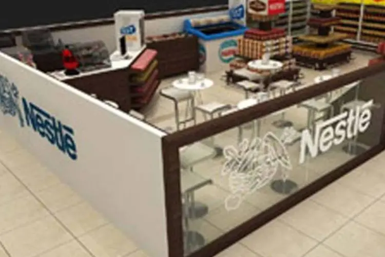 Espaço Nestlé no Extra Morumbi: Operação começa destacando chocolates, cafés, biscoitos, linha Chocolover e de alimentação infantil (Divulgação)