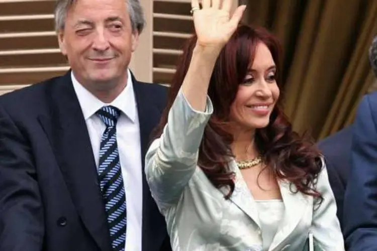 Nestor e Cristina Kirchner: mudança no perfil do peronismo  (Denis Doyle/Getty Images)