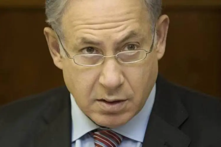 Netanyahu, premiê de Israel: país expressou apoio a Mubarak, com medo de novo governo (Getty Images)