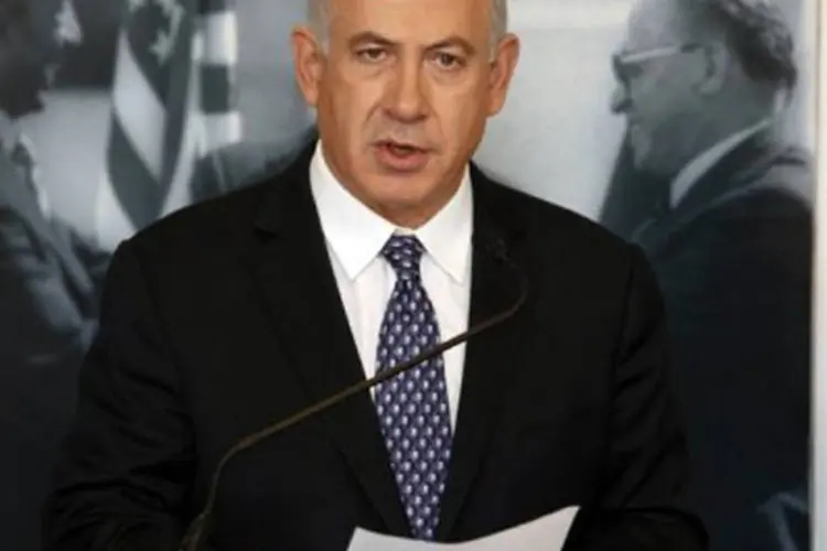 
	O primeiro-ministro de Israel, Benjamin Netanyahu: segundo ele, a admiss&atilde;o n&atilde;o vai fazer progredir a cria&ccedil;&atilde;o de um Estado palestino, mas, sim, afastar a possibilidade
 (Gali Tibbon/AFP)