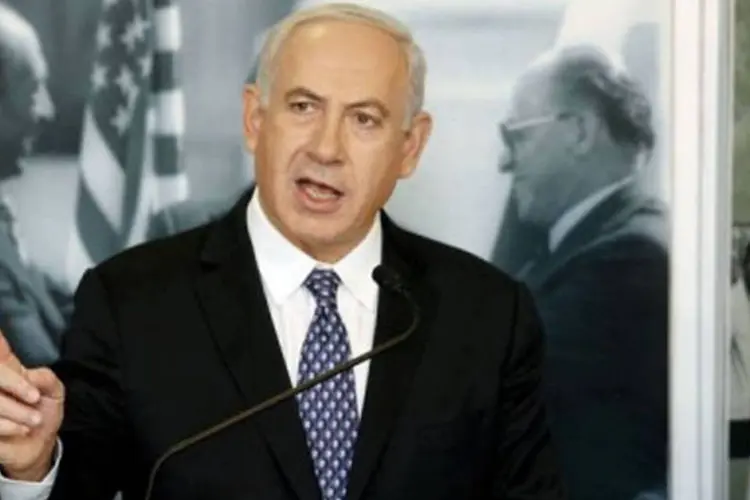 O premier de Israel, Benjamin Netanyahu: o governo israelense não adiantou uma data para as construções, mas o único anúncio provocou uma onda de indignação internacional (©AFP / Gali Tibbon)