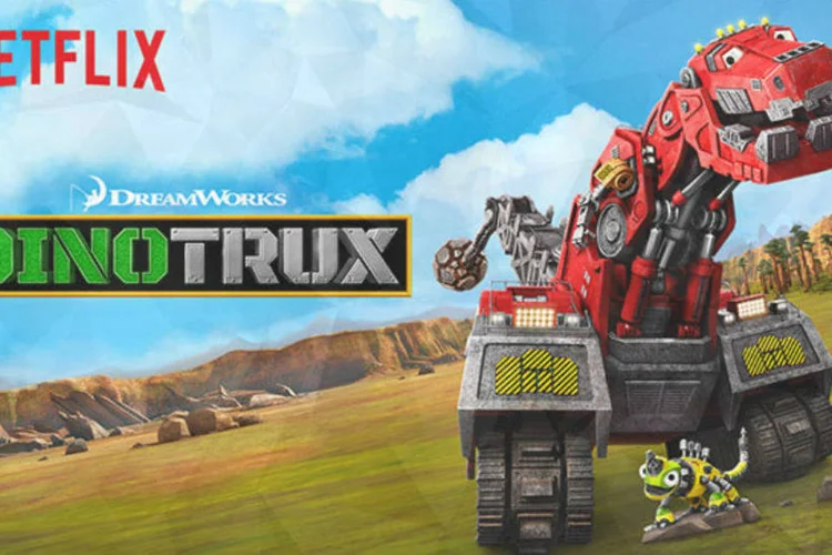 Animação Dinotrux: Netflix lançou episódios curtos do desenho para crianças que enrolam para ir dormir (Reprodução)