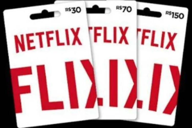 
	Cart&otilde;es pr&eacute;-pagos Netflix: op&ccedil;&otilde;es de 30, 70 e 150 reais
 (Reprodução/Netflix)
