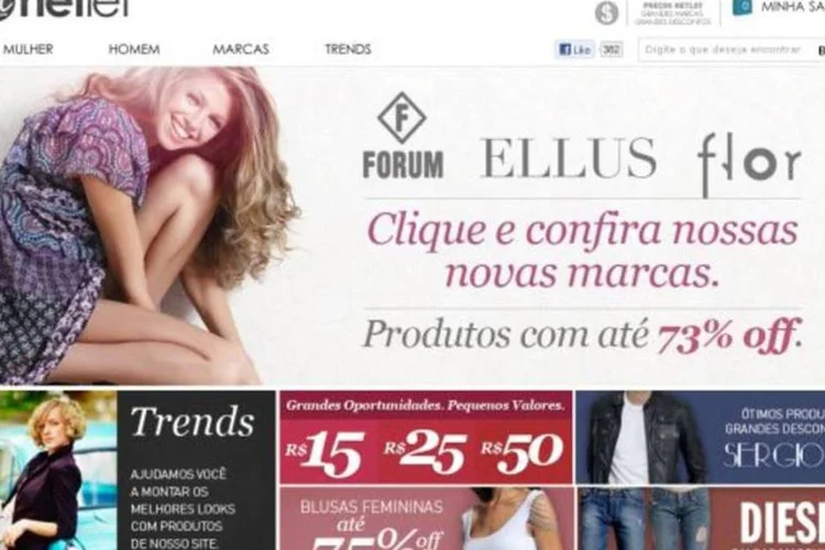 Outlet virtual oferece descontos de até 80% em marcas como Diesel e Ellus (Divulgação)