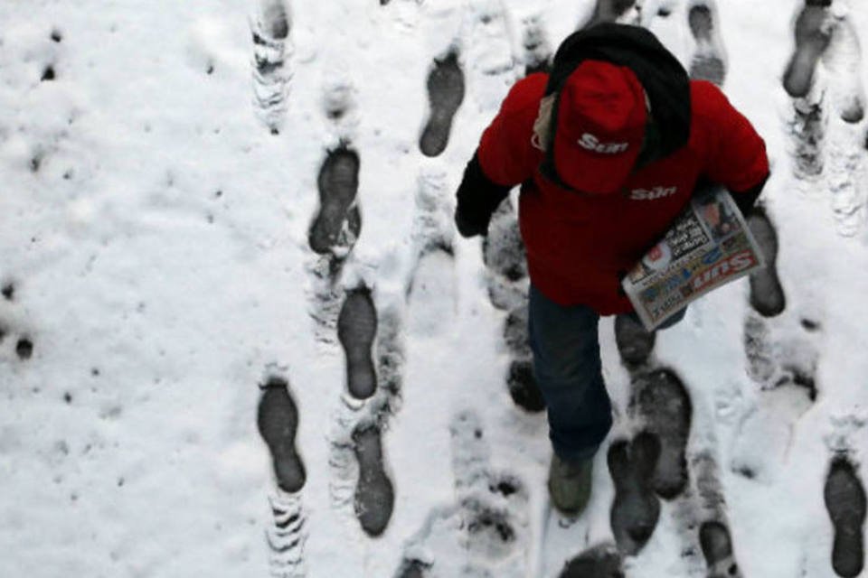 Neve cancela voos no Reino Unido, França e Alemanha