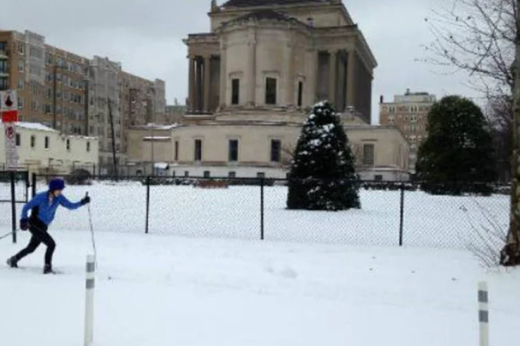 Neve em Washington  (AFP)