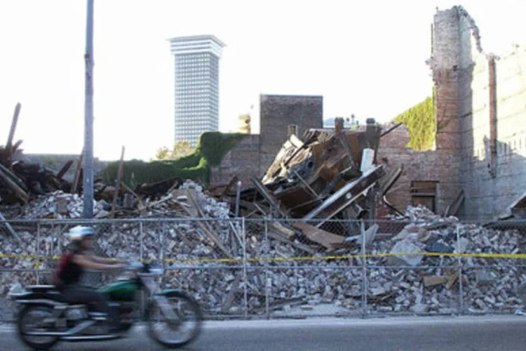 O Furacão Katrina devastou a cidade de Nova Orleans, Estados Unidos, em 2005  (.)