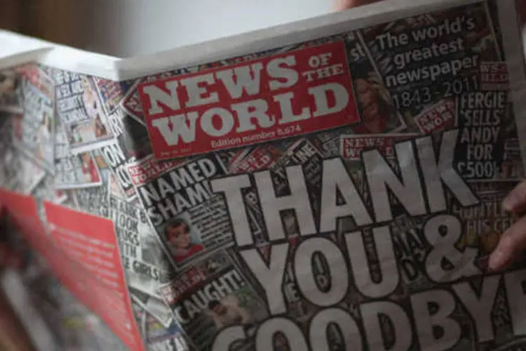 O tabloide News of the World, que foi fechado, está no coração do escândalo sobre a prática da imprensa britânica de utilizar escutas ilegais para obter informações (Getty Images)