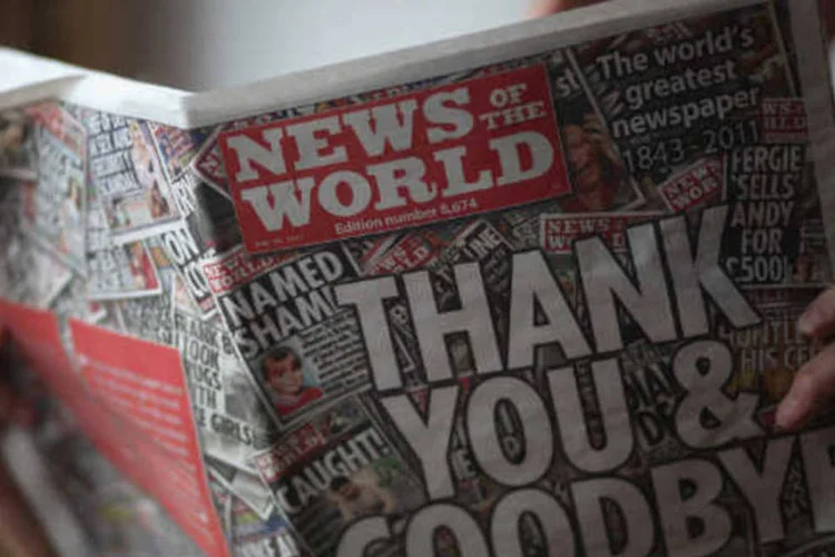 Última capa do News of the Wolrd (Getty Images)