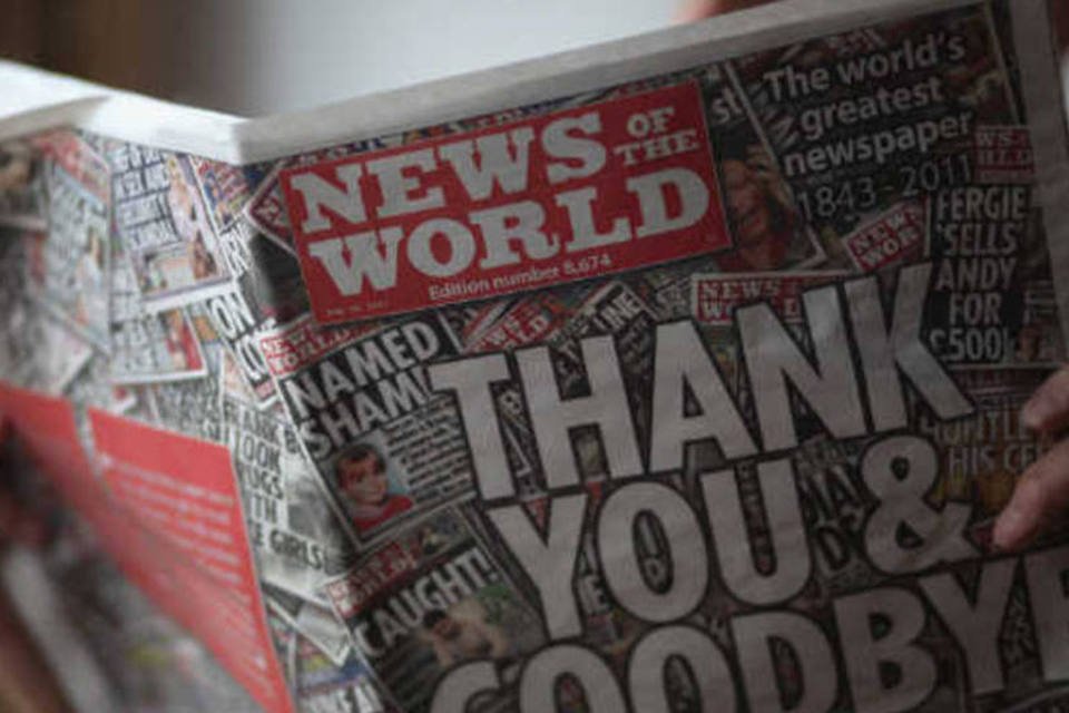 O tabloide News of the World se despede com um "obrigado e adeus"