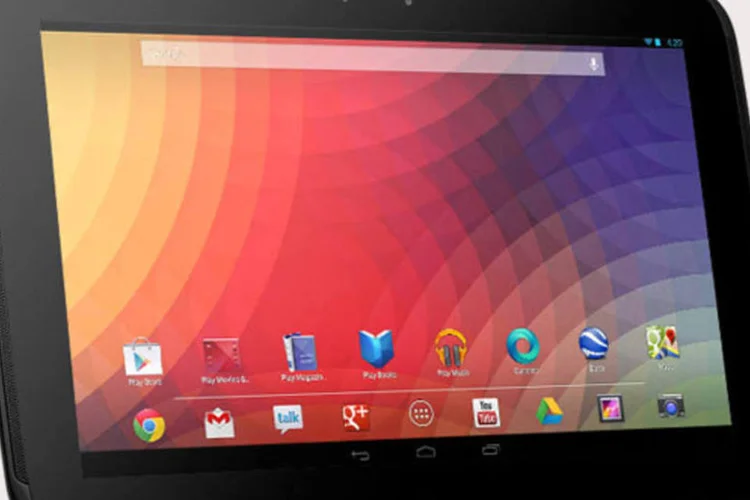 
	Nexus 10, do Google: n&uacute;meros do IDC Brasil mostram que somente entre julho e setembro, 769 mil tablets foram comercializados
 (Reprodução/Google)