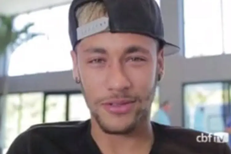 
	Neymar: ele lamentou por n&atilde;o poder jogar uma eventual final
 (Reprodução/Youtube/CBF)