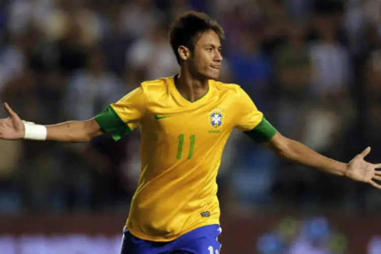 Neymar: o valor de mercado do atleta do Santos é de R$ 151,25 milhões (REUTERS/Enrique Marcarian)