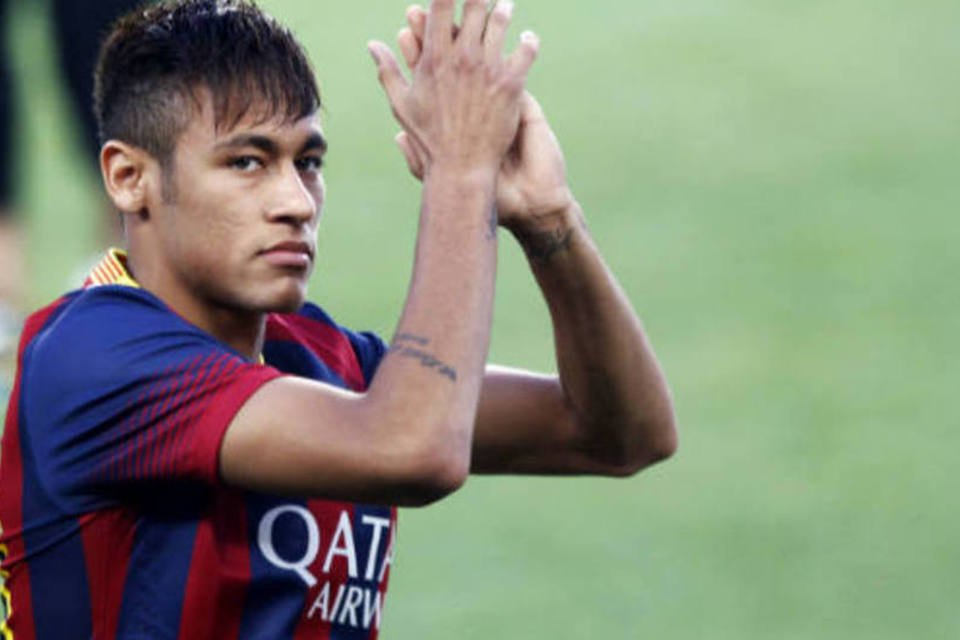 
	Neymar: den&uacute;ncia &eacute; feita pelo s&oacute;cio do Bar&ccedil;a Jordi Cases
 (REUTERS/Gustau Nacarino)