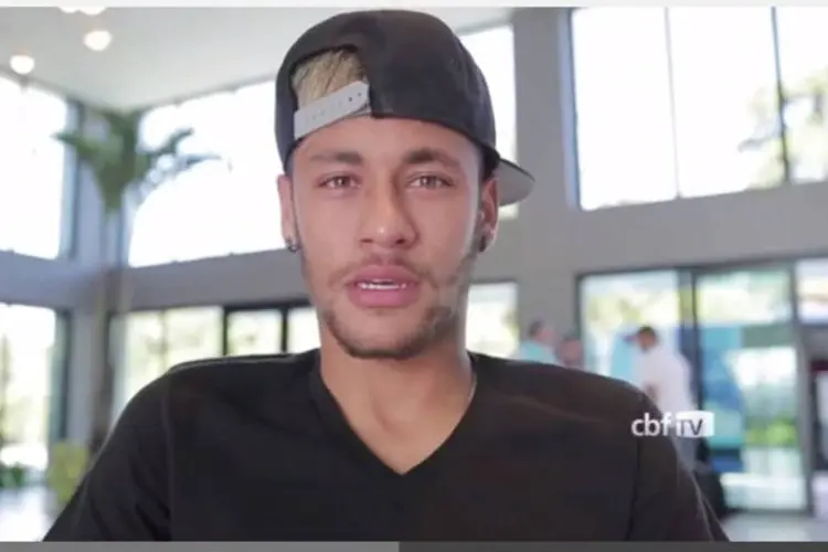 Neymar manda recado a torcedores: "voltarei quando vocês menos esperarem" (Reprodução/YouTube/CBF)