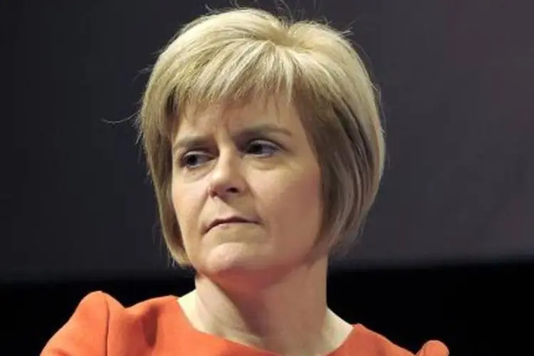 Nicola Sturgeon, agora líder do governo regional e do Partido Nacional Escocês (Andy Buchanan/AFP)