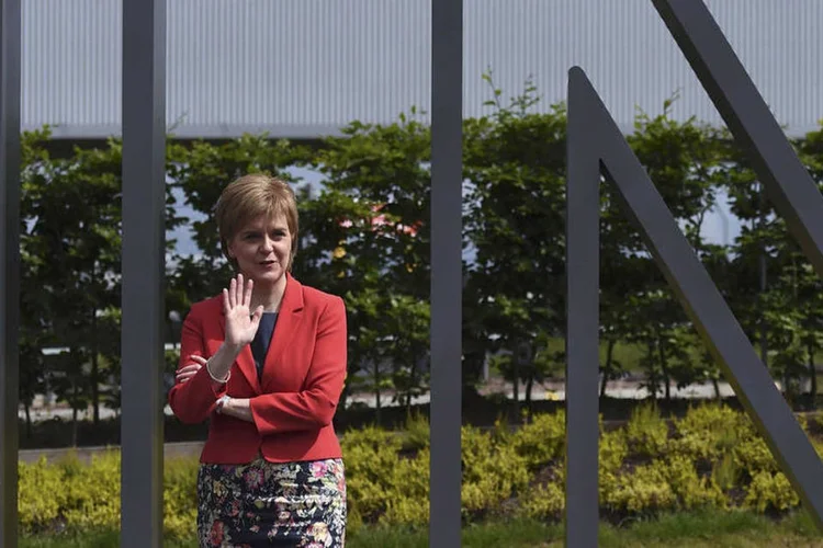 Sturgeon: "Isso traz à tona questões fundamentais que vão muito além da filiação à UE", disse a primeira-ministra escocesa (Clodagh Kilcoyne / Reuters)