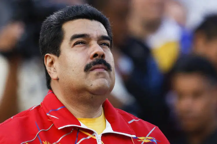 
	Nicol&aacute;s Maduro: presidente venezuelano acusou na ter&ccedil;a-feira o governo espanhol de &quot;apoiar o terrorismo&quot; em seu pa&iacute;s
 (Carlos Garcia Rawlins/Reuters)