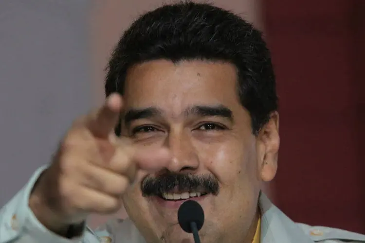 
	Nicol&aacute;s Maduro. presidente venezuelano: &quot;eles cometeram a maior aberra&ccedil;&atilde;o hist&oacute;rica&quot;
 (Miraflores Palace/Handout via Reuters)
