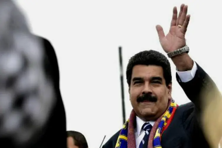 
	Nicolas Maduro: &quot;&eacute; uma honra&quot; estar na lista de san&ccedil;&otilde;es dos EUA, disse
 (RODRIGO BUENDIA/AFP)