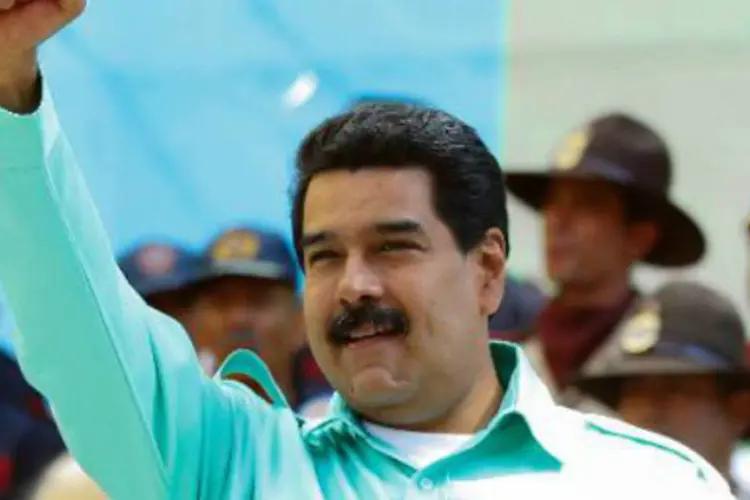 Nicolás Maduro: os diálogos devem se concentrar em quatro temas (Vice-presidência/AFP/AFP)