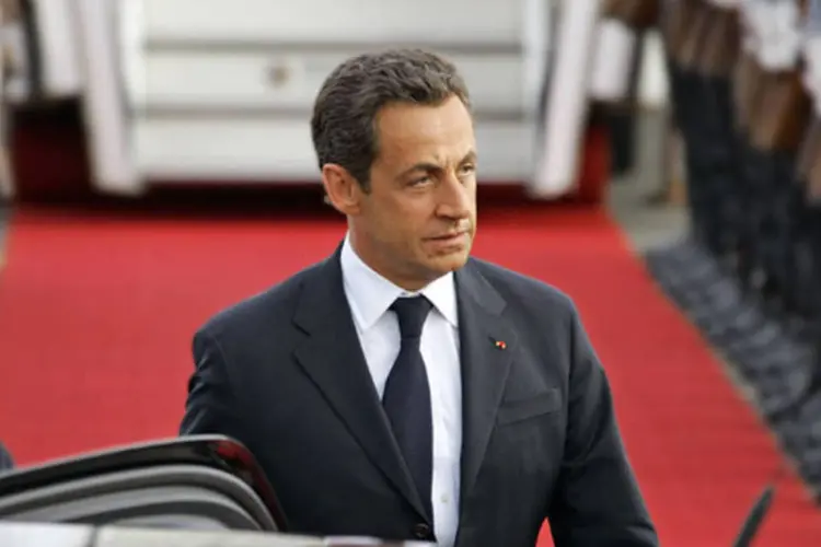 O presidente francês, Nicolas Sarkozy, conversará por telefone ainda nesta segunda-feira com Mahmoud Jibril, líder do Conselho Nacional de Transição da Líbia (Carsten Koall/Getty Images)
