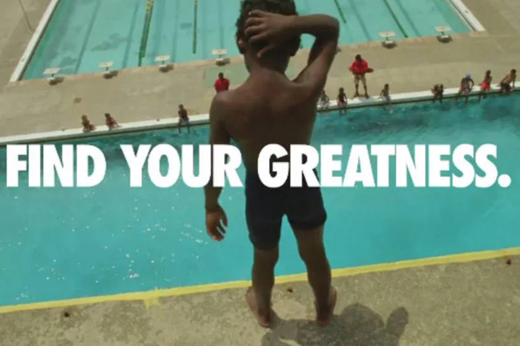 Ação “Find Your Greatness” destaca o esforço e vontade dos atletas amadores ao redor do mundo, onde qualquer lugar pode ser chamado de “Londres” (Reprodução)