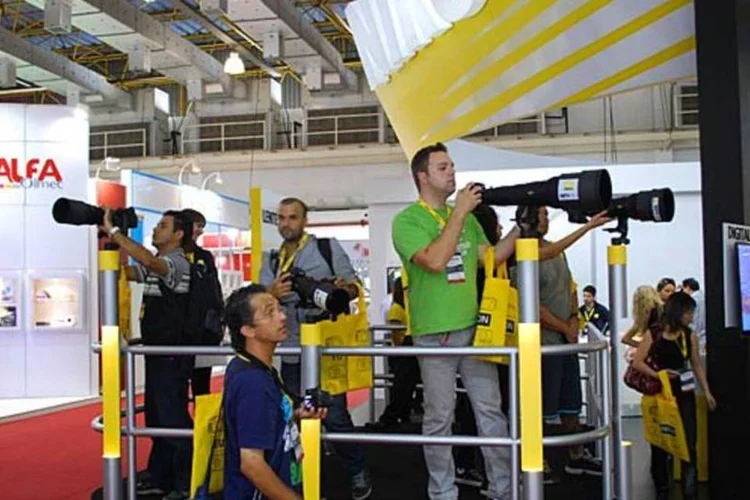 Estande da Nikon na PhotoImage Brazil 2012 (EXAME.com)