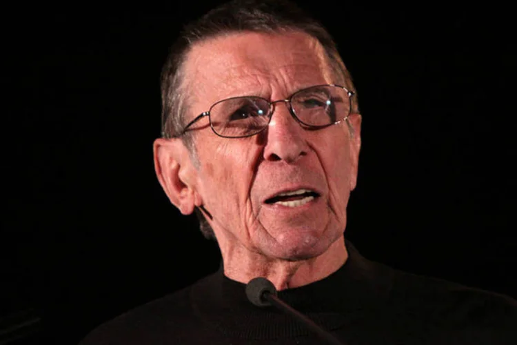 
	Leonard Nimoy: como Spock, Nimoy apareceu nos 79 epis&oacute;dios da s&eacute;rie original
 (Gage Skidmore/Wikimedia Commons)