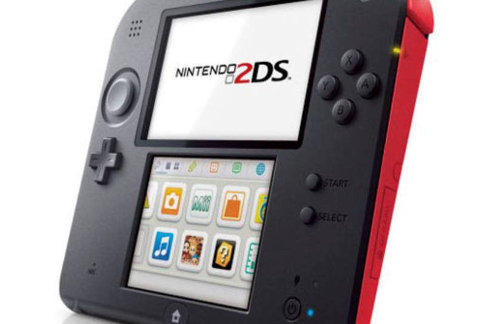 Nintendo anuncia console portátil 2DS por US$ 129