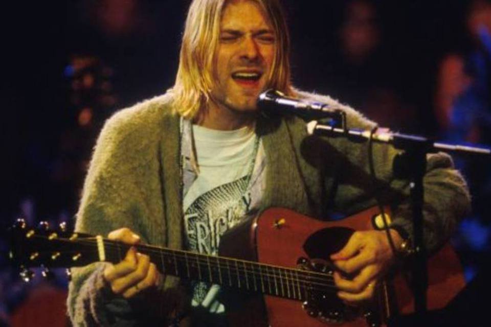 
	Cobain: grava&ccedil;&atilde;o do programa Ac&uacute;stico MTV
 (Getty Images)