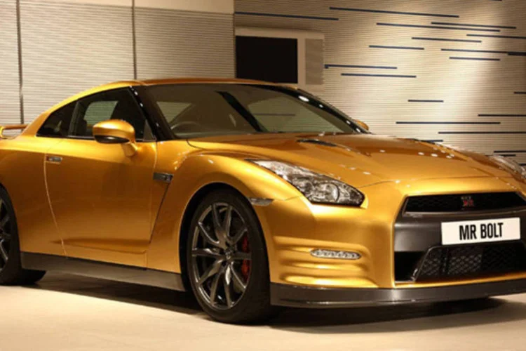 
	Nissan GT-R: atleta jamaicano sugeriu detalhes, acess&oacute;rios e a cor do ve&iacute;culo
 (Divulgação)
