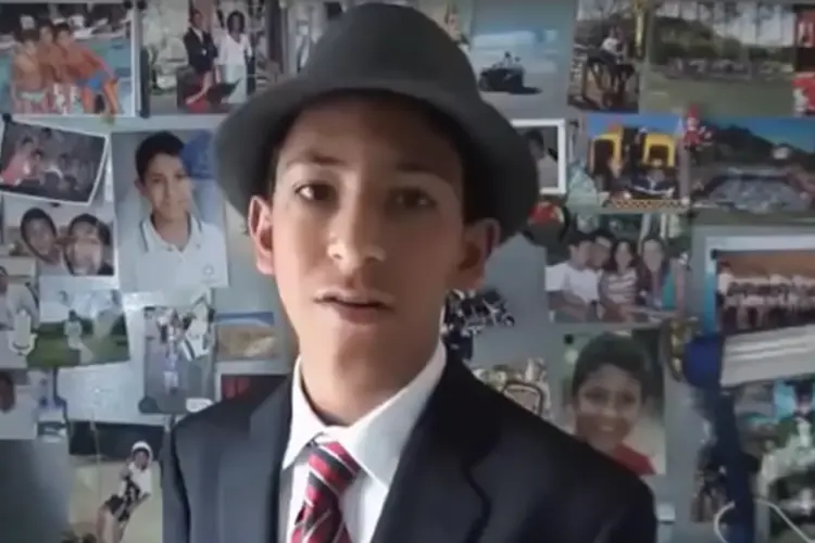 Nissim Ourfali: vídeo do jovem viralizou na web em 2012 (Reprodução/YouTube)