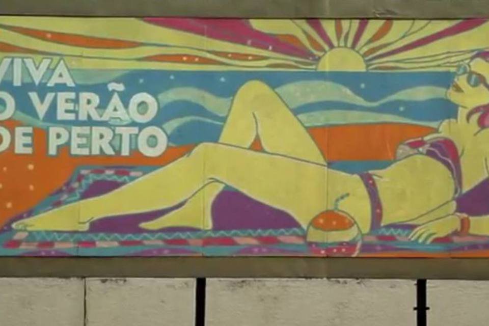 Nivea cria painel que reage ao sol