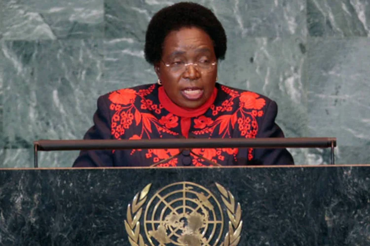 Nkosazana: sua candidatura quebra uma tradição extraoficial do continente que costuma evitar membros dos grandes países africanos no posto de liderança do bloco (Chris Hondros/Getty Images)