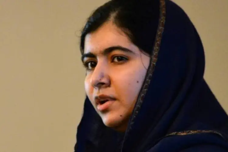 Malala Yousafzai: "convido os governantes e outros doadores a contribuírem com ao menos 1,4 bilhão de dólares anuais durante os próximos três anos" (PAUL ELLIS/AFP)