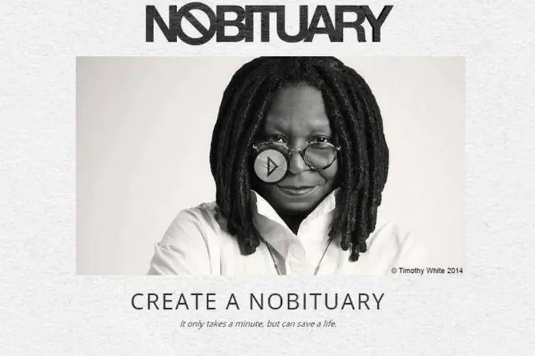 Nobituary: usuário pode inserir dados e criar obituário com informações (Reprodução/YouTube/Info Nobituary)