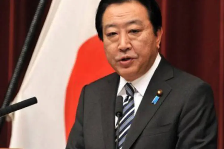 
	O primeiro-ministro japon&ecirc;s, Yoshihiko Noda: no in&iacute;cio deste m&ecirc;s, um grupo de ativistas chineses desembarcou neste arquip&eacute;lago para defender sua soberania
 (Kazuhiro Nogi/AFP)
