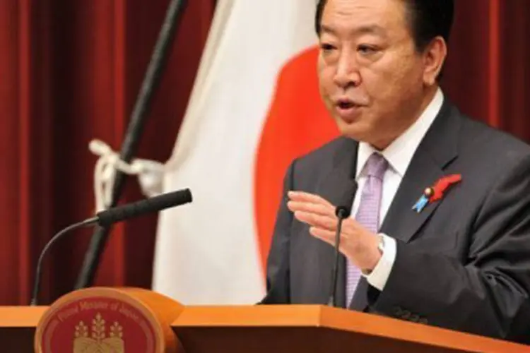 
	&quot;Uma recupera&ccedil;&atilde;o econ&ocirc;mica &eacute; de m&aacute;xima import&acirc;ncia&quot;, declarou o primeiro-ministro japon&ecirc;s Yoshihiko Noda&nbsp;
 (Kazuhiro Nogi/AFP)