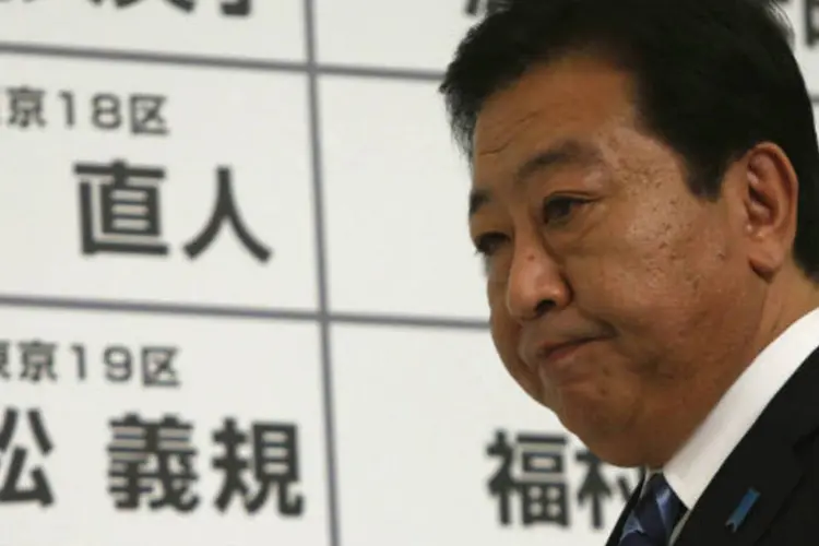 O primeiro-ministro do Japão, Yoshihiko Noda, renunciou ao cargo de líder do Partido Democrático do Japão (PDJ) ( REUTERS / Issei Kato)