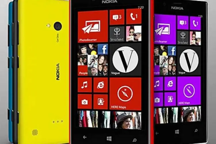 Smartphones Lumia 720, da Nokia (Divulgação)