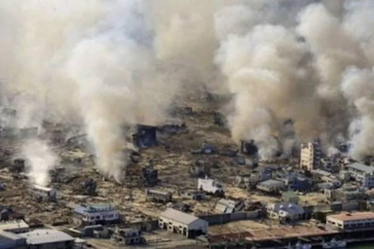 Região Nordeste do Japão logo após terremoto (AFP)