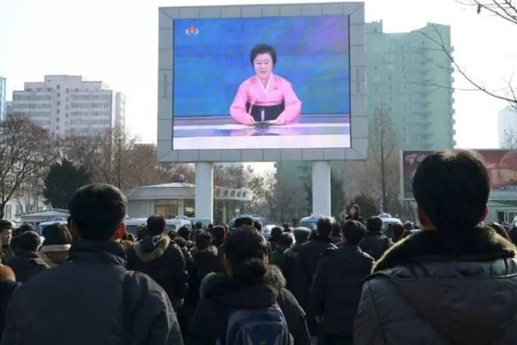 
	An&uacute;ncio sobre suposto teste com uma bomba de hidrog&ecirc;nio na Coreia do Norte
 (REUTERS)