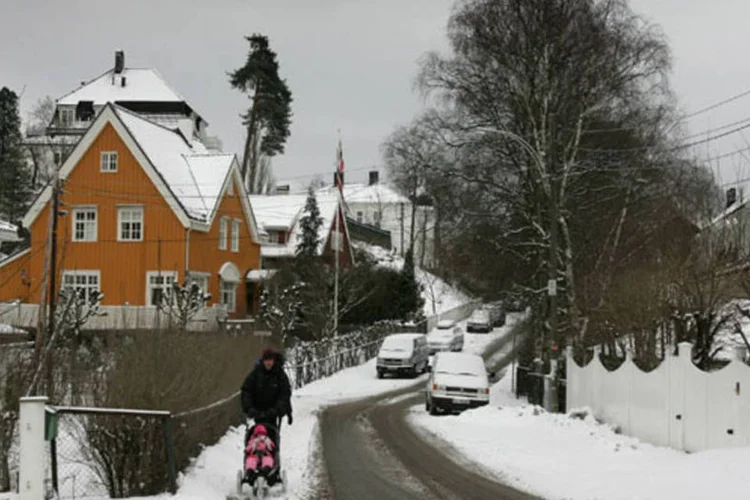 
	Inverno na Noruega: economia do pa&iacute;s &eacute; muito dependente do petr&oacute;leo
 (Getty Images)