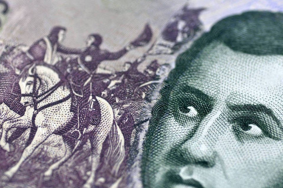 Peso Argentino: moeda recuperava parte das perdas recentes nesta quinta-feira (Diego Giudice/Bloomberg)