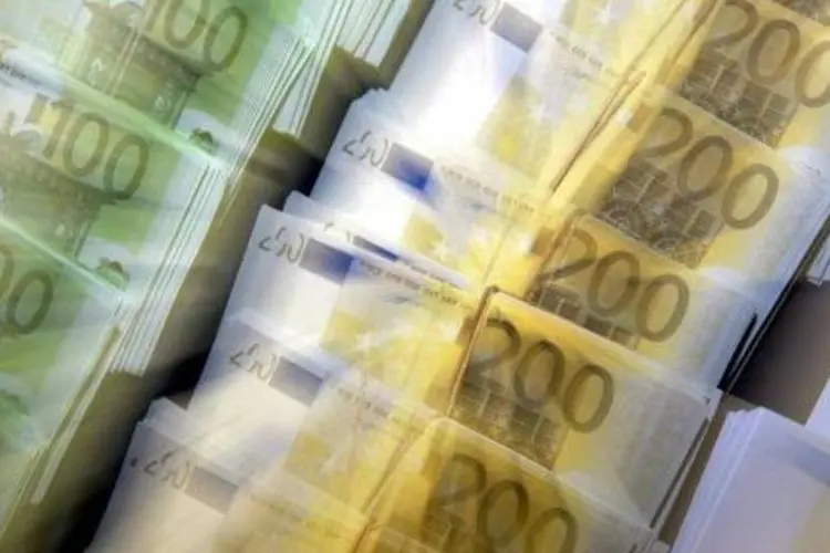 
	Euro: o PMI Composto final do Markit, considerado um bom guia para o crescimento, chegou a 53,6 em maio
 (Pedro Armestre/AFP)