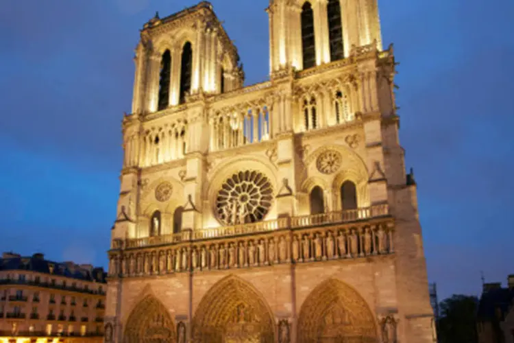 
	Catedral de Notre-Dame, em Paris: o monumento mais visitado foi a catedral
 (GettyImages)