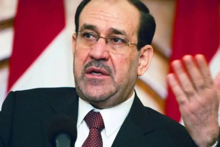
	Nouri al-Maliki: o governo do xiita iniciou h&aacute; dois meses uma ofensiva para expulsar os extremistas da prov&iacute;ncia ocidental de Al-Anbar
 (Getty Images)