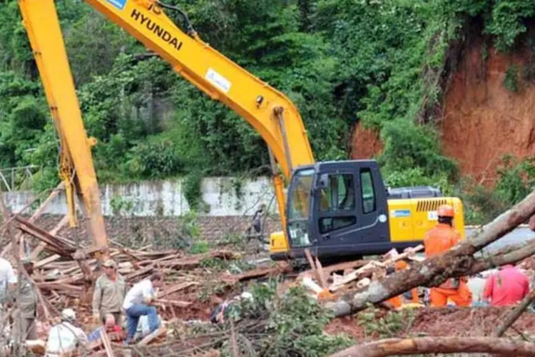 Nova Friburgo, após enchentes: maioria dos cursos será no setor da construção civil (Valter Campanato/AGÊNCIA BRASIL)